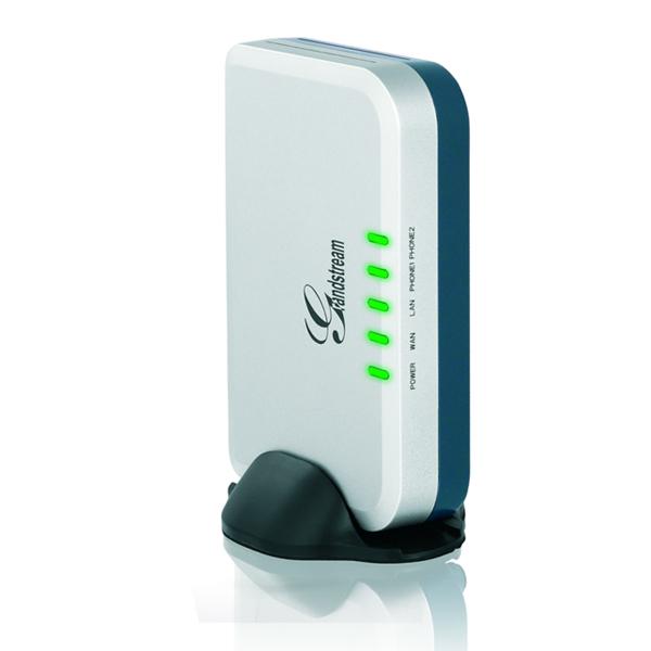 URZĄDZENIA KOMUNIKACJI INTERNETOWEJ PODŁĄCZENIE I KONFIGURACJA Grandstream HT502 I. Podłączenie bramki VoIP Grandstream HT502 1. Podłącz aparat telefoniczny do bramki VoIP do portu PHONE 1 2.