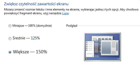 ma f odświeżania = 75 Hz Wróć do okna Ekran Rozdzielczość ekranu A