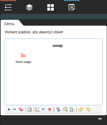 Startową mapą bazową jest OpenStreetMap. W celu zmiany mapy bazowej należy wybrać narzędzie Galeria map bazowych, a następnie wybrać właściwą mapę bazową.