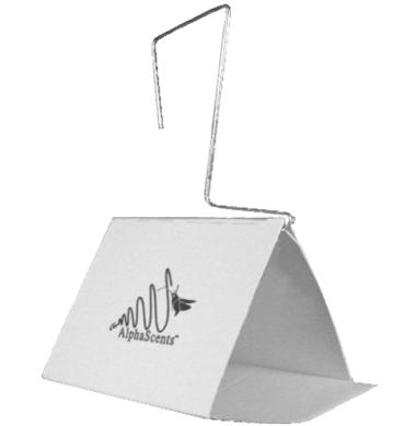 ALPHA SCENTS PUŁAPKA DELTA JEDNORAZOWEGO UŻYTKU PRZEZNACZENIE: Ćmy, motyle (Lepidoptera) Wygodny i prosty montaż. Wystarczy połączyć na szczycie zszywaczen bądź spinaczem biurowym.
