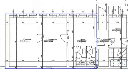 Opis przedmiotu wynajmu lokal użytkowy o pow. użytkowej 60,00 m 2 Lokal użytkowy usytuowany jest w piwnicy budynku mieszkalnego stanowiącego własność Poczty Polskiej S.A.