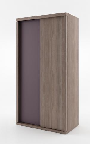 SZ1 Szafa z drzwiami przesuwnymi Wymiary - wymiar 110x60x210 cm Technologia wykonania wymagania: - szafa ma mieć stałą wysokość 210cm - szafa ma posiadać drzwi przesuwne dwuczęściowe z jednym