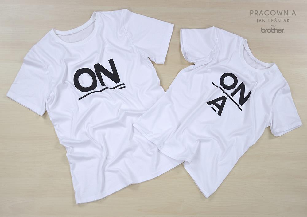 GOTOWE! Trochę roboty było, ale jaka radocha nosić uszyty przez siebie t-shirt, w dodatku z nadrukiem własnego projektu!! Udanego szycia.