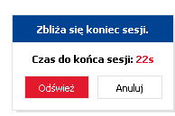 Wybierając opcję "Info", Użytkownik uzyska informacje na temat aplikacji.