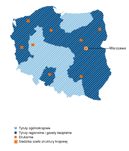 pl Obszar działania Mediów Regionalnych w Polsce Mapa 2