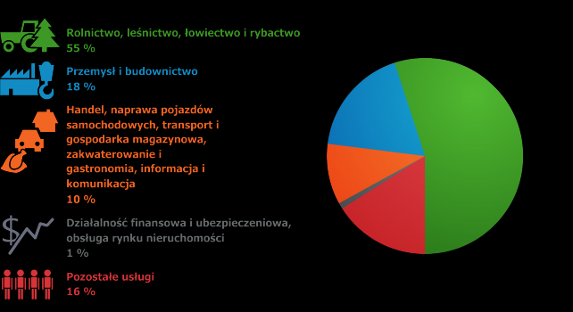 Cechy charakterystyczne powiatu pod względem gospodarczym: tradycje przemysłowe i rzemieślnicze Pozycja powiatu nowosądeckiego jeżeli chodzi o klimat inwestycyjny jest zasadniczo niezmienna od wielu