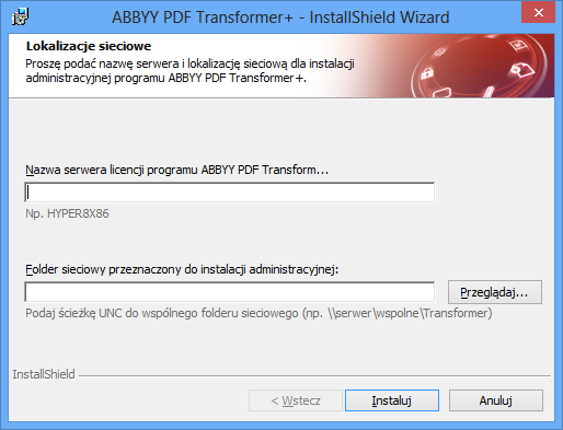 Konfiguracja programu Windows RemoteApp Upewnij się, że program ABBYY PDF Transformer+ jest zainstalowany na serwerze. 1.