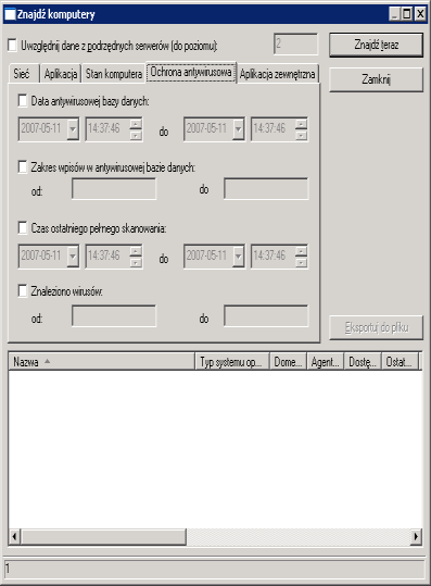 168 Kaspersky Administratin Kit Rysunek 133. Wyszukiwanie kmputerów.