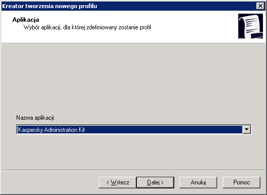 60 Kaspersky Administratin Kit Rysunek 34. Twrzenie prfilu. Wybieranie aplikacji 3. Określić w następnym knie kreatra stan prfilu (Rysunek 35) przy użyciu następujących pcji: Aktywny prfil.
