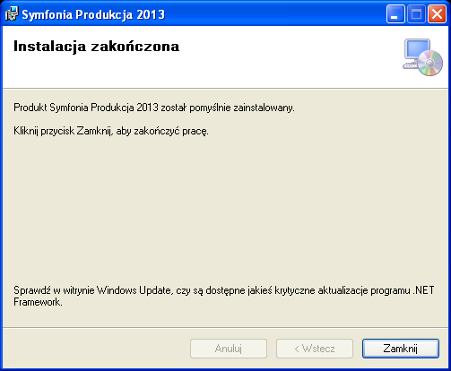 5 Program zaczyna instalację.