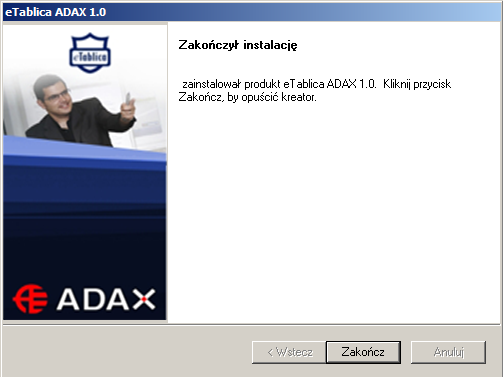 1.3.9 Po zakończeniu instalacji na ekranie pojawi się poniższe okno. Kliknij Instaluj, aby rozpocząć instalację. 1.3.10 Aby anulować rozpoczętą instalację kliknij Anuluj Rys.