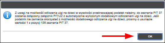 W części E załącznika PIT/O w odniesieniu do każdego dziecka należy zaznaczyć cały rok lub podać miesiące za które przysługuje odliczenie, jego numer PESEL, a w przypadku braku tego numeru imię,