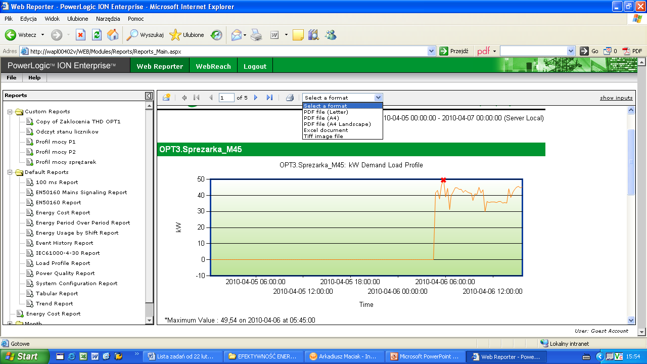 System monitoringu