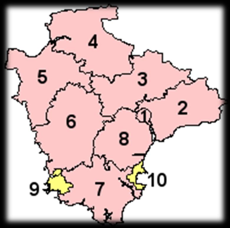 Podział administracyjny hrabstwa Devon Hrabstwo Devon to 8 dystryktów i dwie jednolite jednostki administracyjne 1.