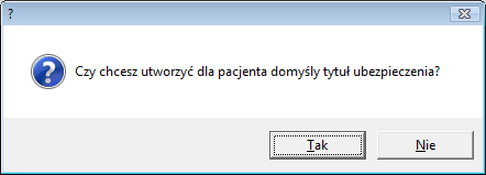 Uwaga. Po zapisaniu świadczenia, nowe dane osobowe zostaną automatycznie dodane do bazy danych i będzie można je wskazać przy kolejnej wizycie pacjenta. 1.2.