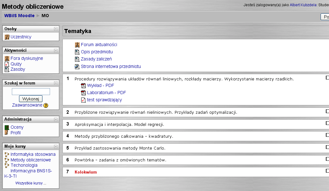 Nr: 4 Metody olczeowe -