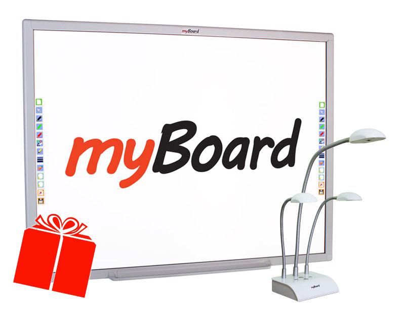 Ceny z VAT T A B L I C E I N T E R A K T Y W N E Zestaw promocyjny z wizualizerem: Tablica interaktywna dotykowa myboard 84"S + wizualizer myboard DOC-500AF 4.490,00 zł.