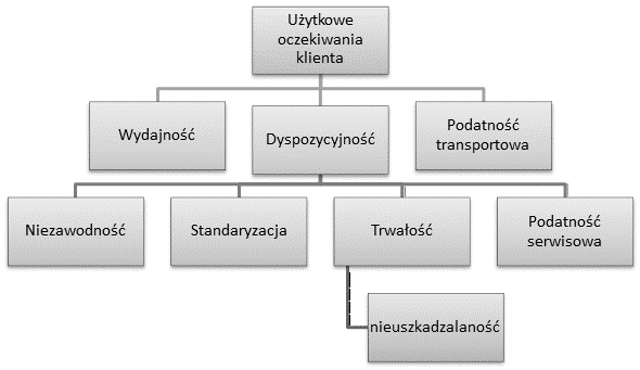 Rys. 6 Model ekonomicznych oczekiwań klienta Bardzo często klient nie posiada wystarczających możliwości finansowych do samodzielnego zakupu wyposażenia.