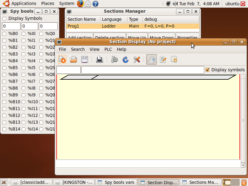 Instrukcja imod + PLC 7 Aplikacja Ladder Design Na potrzeby tej instrukcji został wykorzystany program ClassicLadder. Oprogramowanie Classic Ladder można pobrać ze strony: http://sourceforge.