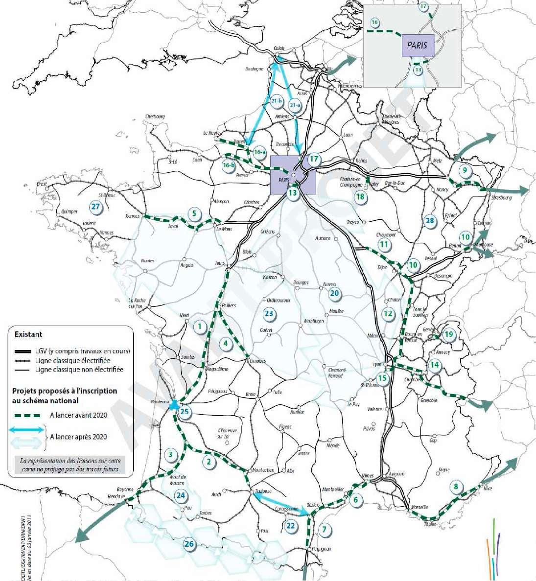 2. Perspektywy rozwoju kolei dużych prędkości we Francji