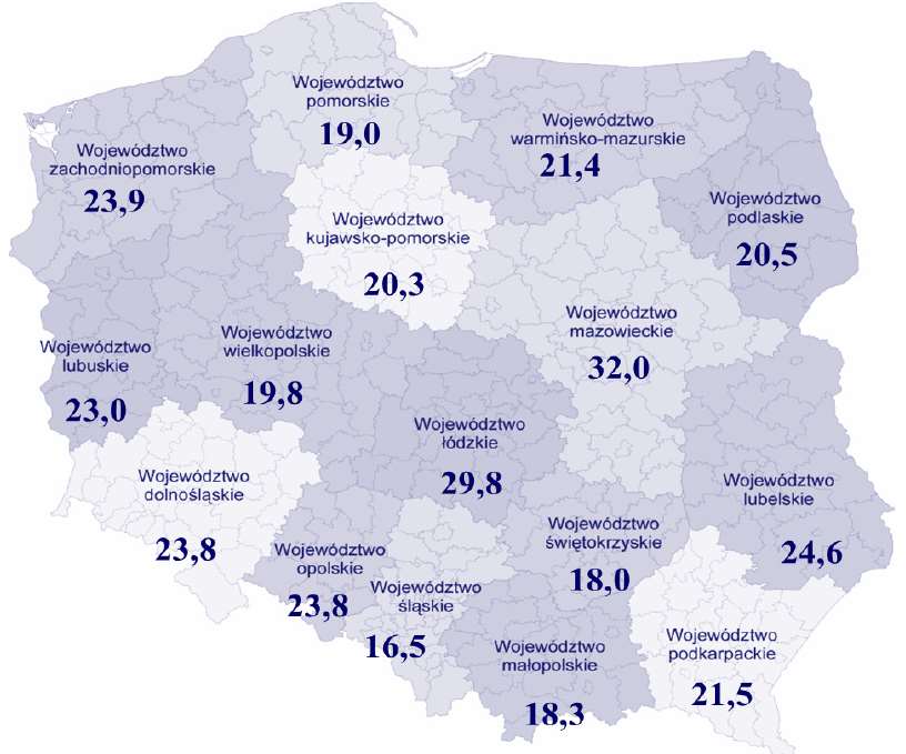 Nadwaga i otyłość w Polsce Występowanie nadmiernej masy ciała (nadwaga i otyłość) wśród uczniów szkół