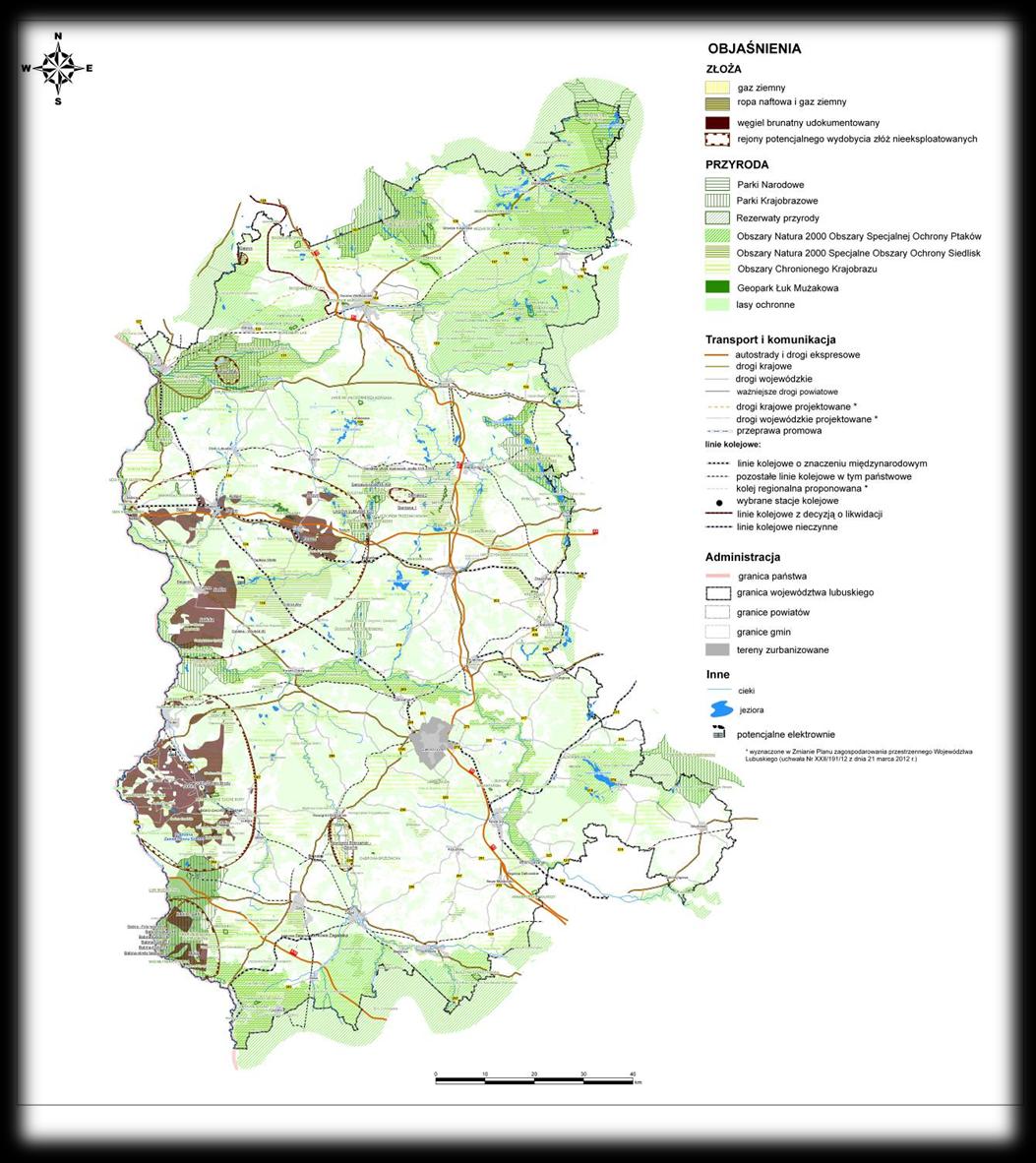 W granicach złóż eksploatowanych metodą odkrywkową: Wysoki stopień konfliktowości wskazany został w rejonie złożowym Babina Mosty w związku z bardzo dużym pokryciem złóż Babina-Żarki i Mosty obszarem