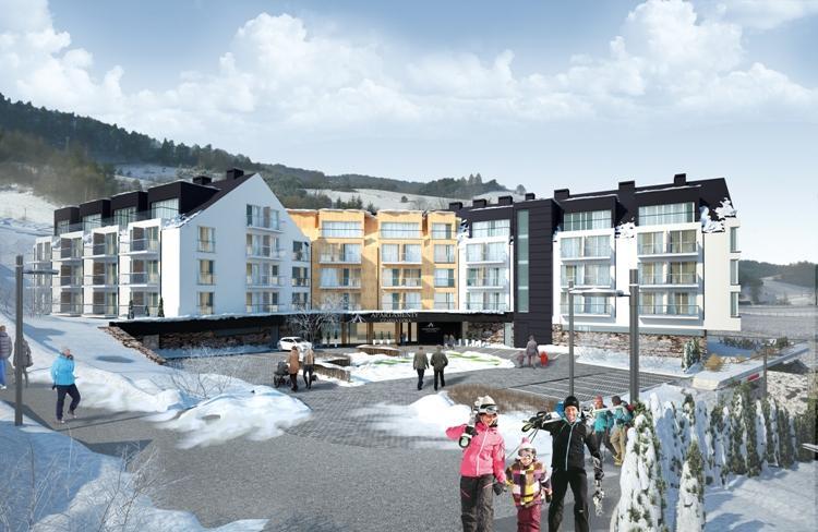 Aparthotel Aparthotel to budynek o powierzchni użytkowej ok. 11 500 m 2 z garażem podziemnym oraz centrum rekreacyjno-konferencyjnym.