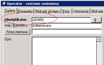 Str. 20 CDN Pulpit MenadŜera v. 14.1 Kod firmy nazwa bazy konfiguracyjnej (moŝna ją odczytać w oknie logowania do systemu CDN OPT!MA po kliknięciu w szczegóły).