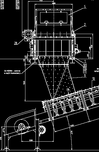 SYSTEM TRANSPORTU i SKŁADOWANIA GIPSU UKŁAD RPRZENOŚNIKÓW TAŚMOWYCH PARAMETRY