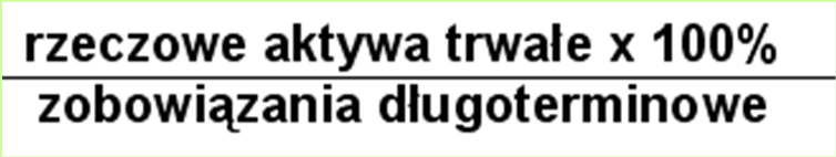 grupa wskaźników: Wskaźniki zadłużenia wyjaśniają źródła finansowania majątku podmiotu gospodarczego, a zwłaszcza stopień udziału pomocy zewnętrznej przez zobowiązania krótko- i długoterminowe oraz