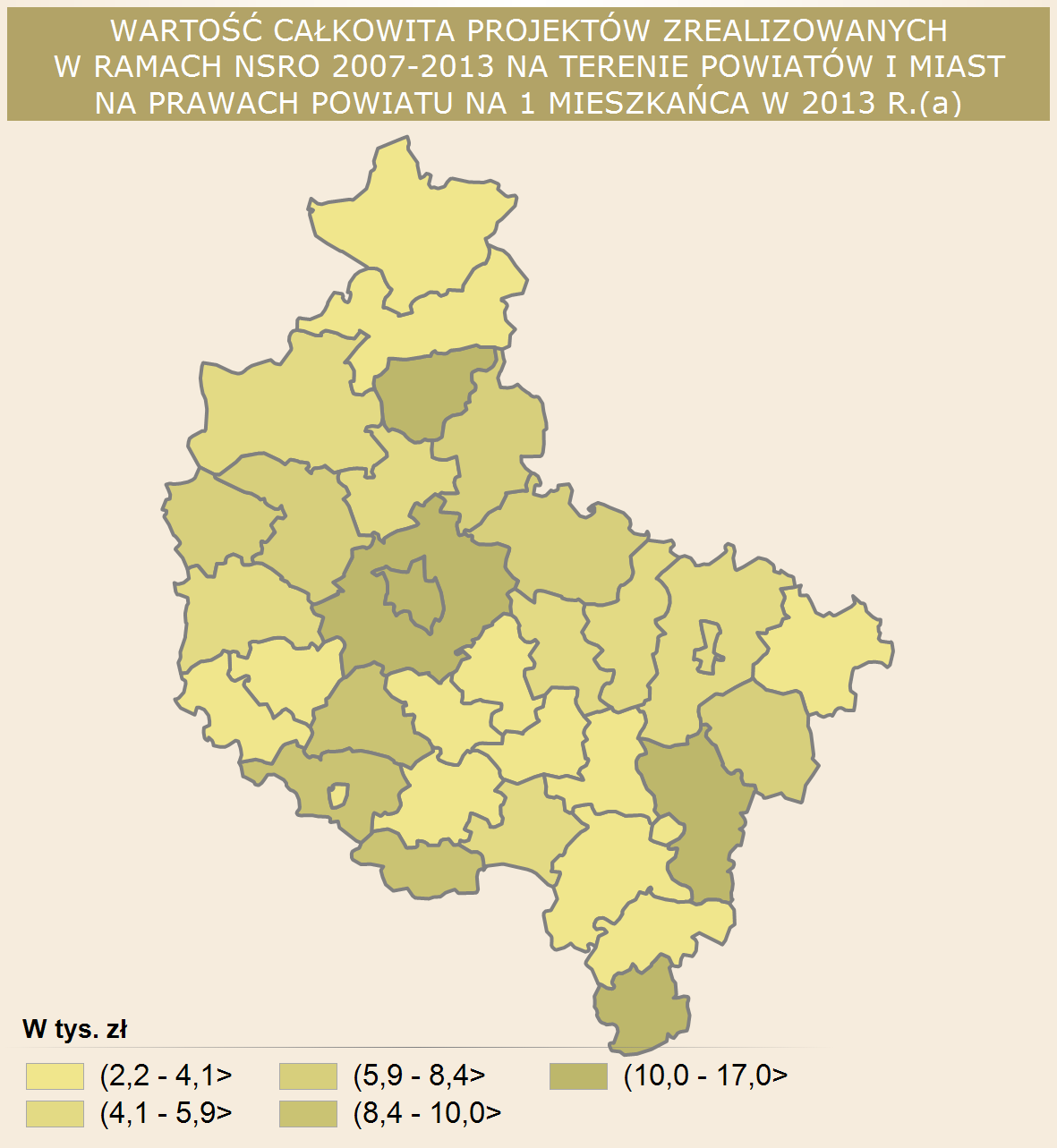 MAPY (a) Dane szacunkowe; miejsce realizacji projektu zgodnie z umową o dofinansowanie; dane dotyczą podpisanych umów o dofinansowanie; bez środków Programu Operacyjnego