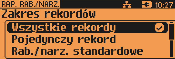 RAPORT RABATÓW / NARZUTÓW Raport ten zawiera kwoty wszystkich udzielonych rabatów i narzutów.
