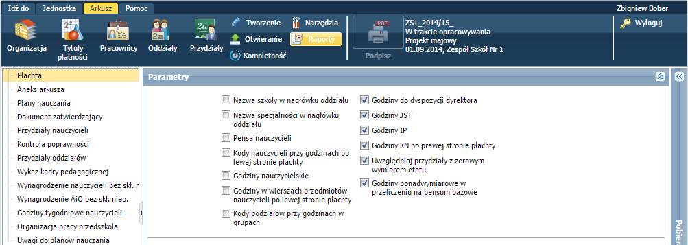 Sigma moduł Arkusz Jak na podstawie danych zgromadzonych w arkuszu przygotować różne zestawienia i dokumenty?