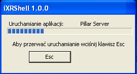 Aby zakończyć pracę programu należy użyć przycisku Uwaga: W przypadku braku obrazu z kamer, należy uruchomić okno opcji programu przyciskiem Ustawienia, a następnie włączyć opcję PCI Express VGA Na