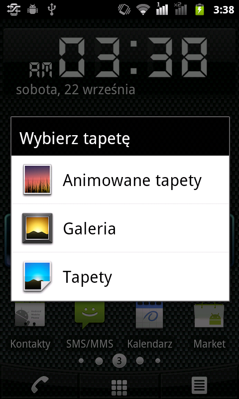 Foldery Możesz również dodawać/usuwać foldery z Ekranu głównego. 1. Na Ekranie głównym wybierz Menu >Dodaj > Foldery. 2. Wybierz, aby wybrać żądany folder, jaki chciałbyś zamieścić na Ekranie głównym.