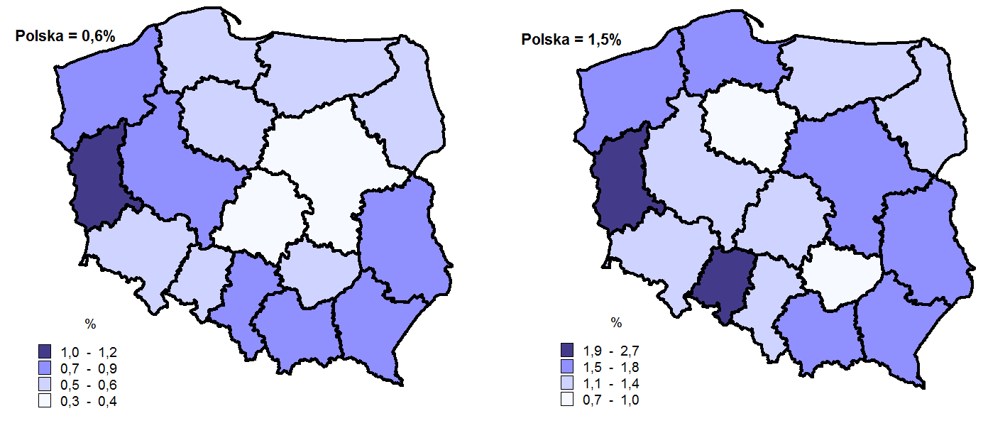 42 Informacja o sytuacji społeczno-gospodarczej województw CENY W I kwartale 2014 r. ceny towarów i usług konsumpcyjnych w porównaniu z analogicznym okresem ub.