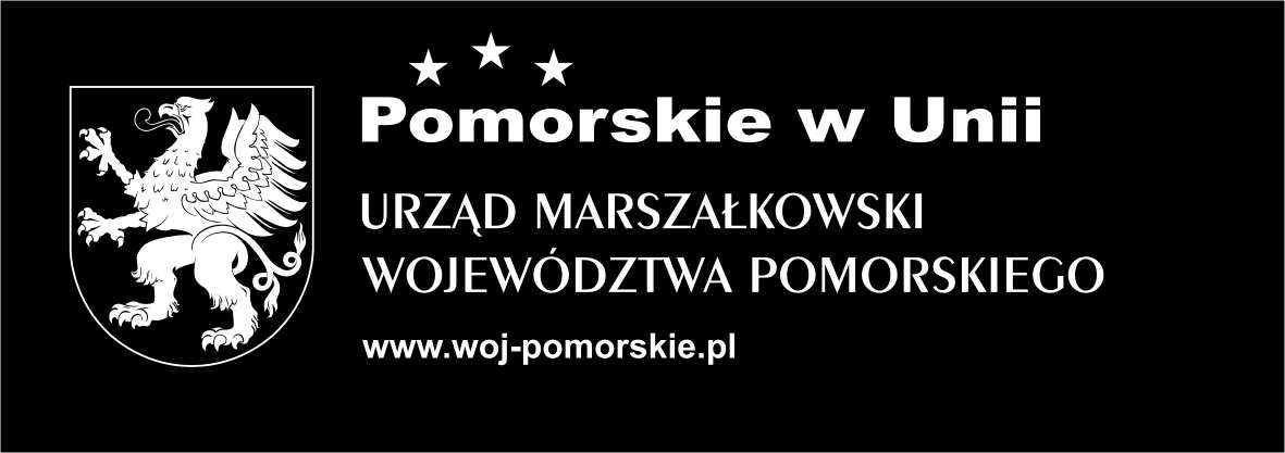 C:0, M:20, Y:100, K:0 C:0, M:100, Y:100, K:0 Logo Pomorskie w Unii w kontrze C:0,