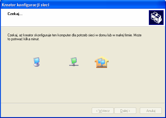 Ćwiczenie 8.2. Przygotowanie systemu do pracy w sieci Windows XP, pomimo zainstalowania i skonfigurowania karty sieciowej, nie jest skonfigurowany do pracy w sieci.