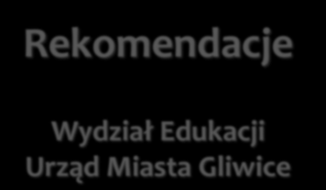 Promocja zbiórki ZSEE wśród lokalnych nauczycieli i dyrektorów szkół Rekomendacje Wydział Edukacji Urząd Miasta Gliwice RODZICE 1.