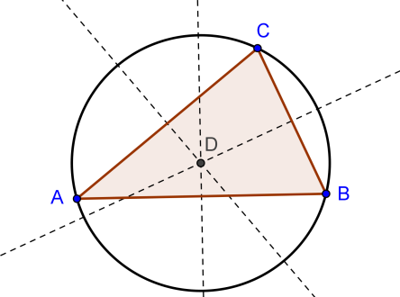 Ćwiczenie I.c: Okrąg opisany na trójkącie Poziom: Zaawansowany Do tego ćwiczenia wykorzystasz następujące narzędzia.