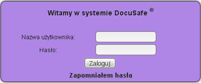 Rysunek 4 Logowanie do systemu W trakcie procesu autoryzacji i autentykacji system sprawdza uprawnienia użytkownika. 2.