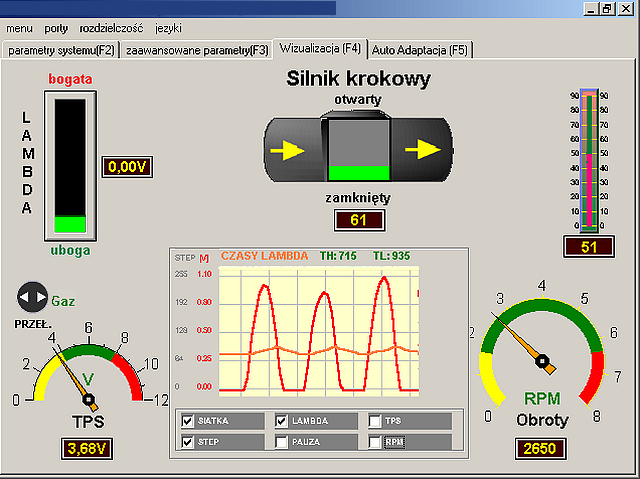 5. Opis programu V-Max Wymagania programu: System operacyjny Windows 98/Me/XP Ilość zajętej przestrzeni dysku: 2MB UWAGA, program działa poprawnie również z przejściówkami USB-----COM.