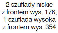 Szafki dolne Wys. korpusu 720, gł.