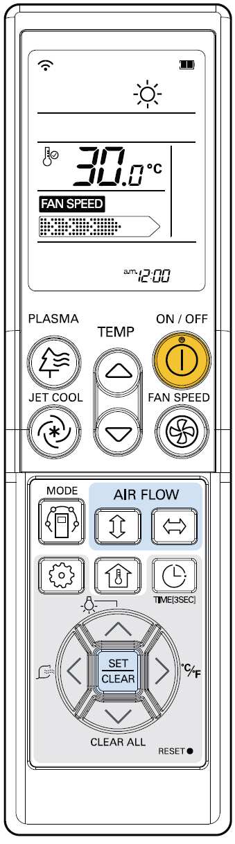 Instrukcja obsługi Tryb ogrzewania Funkcja ta ma zastosowanie tylko dla modeli z pompą ciepła. 1 Nacisnąć przycisk ON/OFF. Rozlegnie się sygnał dźwiękowy.