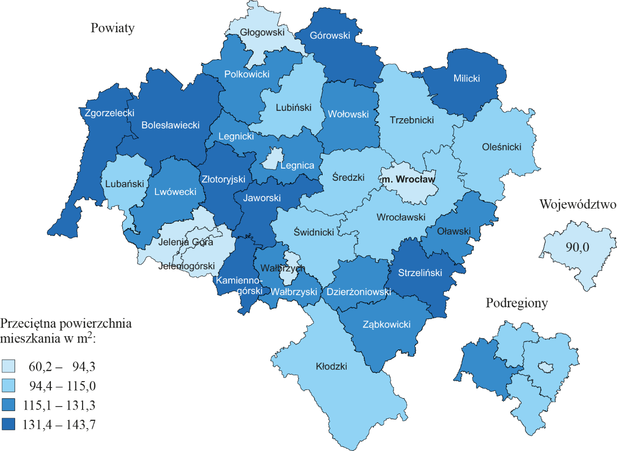 Mieszkania oddane do użytkowania na 1000 zawartych