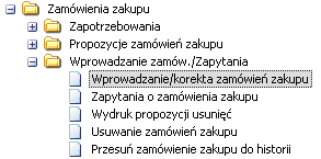 iscala po wciśnięciu Okna Typ i Data zamówienia należy zaakceptowad bez zmian za pomocą W oknie Zaopatrzeniowiec (1) należy wybrad Ireneusza Brusa.