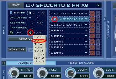 KROK 2 Aktywujmy wszystkie wyjścia (Activate All Outputs) w oknie VST Instruments (skrót F11) przy załadowanych instrumentach.