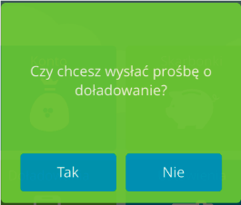 Żółty pasek znajdujący się pod rysunkiem symbolizującym skarbonkę pokazuje (procentowo) ilość zebranych pieniędzy.