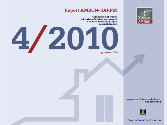Raporty AMRON-SARFIN) dostępne bezpłatnie raporty o cenach nieruchomości na lokalnych rynkach (odpłatne)