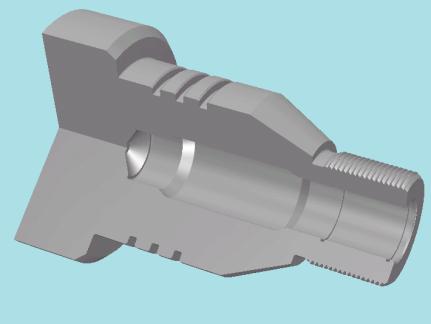 Kurs CNC. Symulator toczenia TOPTUN 12 Podcięcie wewnętrzne Wewnętrzny nóż do toczenia poprzecznego PODCINAK WEWNĘTNY AOSIOWY wytaczak do rowków zaosiowy) I-GHILL-1013/L/01.